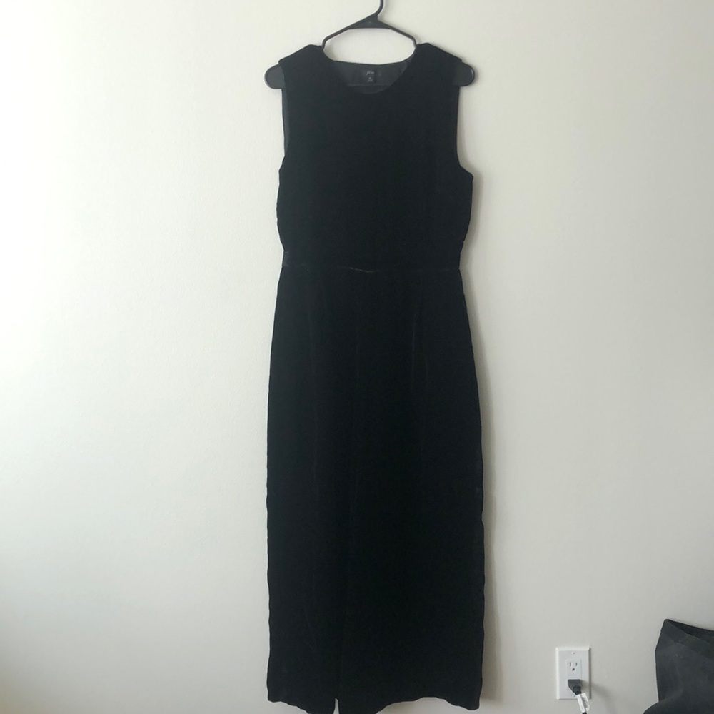 Black Velvet Jumpsuit